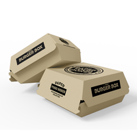 Boîtes à poulet frit personnalisées de qualité alimentaire, emballages pour restauration rapide, options brillantes, mates, gaufrées et dorées