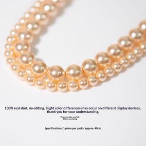 高品质水晶玻璃珍珠持久保暖白色多色宽松珍珠珠DIY饰品配件 - Product Image 5