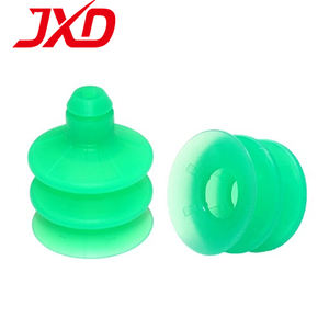 JXD FG18PVC-50 FG23PVC-50 SPB2-40-P Ventilador de silicone ondulado a vácuo de três camadas azul verde - Product Image 2