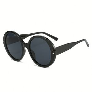 Gafas de Sol Redondas Extra Grandes con Logotipo Personalizado, Moda Vintage 2025, Montura Grande, Protección UV400, Color Rosa, para Mujer - Product Image 4