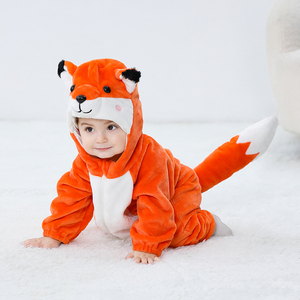 TONWHAR per bambini costume <span class=keywords><strong>di</strong></span> halloween vestito a forma <span class=keywords><strong>di</strong></span> volpe costumi per bambini un pezzo tuta - Product Image 5