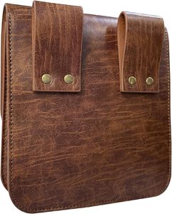 Bolsa de Cintura de Piel Sintética Estilo Brujería <span class=keywords><strong>Medieval</strong></span>, Bolsa de Alquimia con Frasco para Pociones, Accesorio de Cosplay LARP para Niños Unisex - Product Image 3