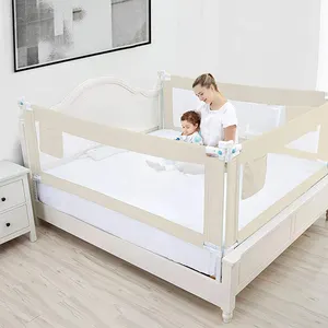 2021 새로운 디자인 아기 안전 울타리 아기 잠자는 안전 침대 장벽 아기 가드 레일 안전