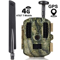 Caméras de chasse 4G pièges photos Scout caméra sauvage Trail GPS/Email/MMS/FTP/GSM Vision nocturne quoi étanche IP66
