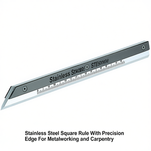 Regla Cuadrada de Acero Inoxidable Ttake con Borde de Precisión para Trabajos en Metal y Carpintería - Product Image 2