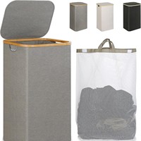 Nouveaux paniers à linge de 110 L avec couvercle et design détachable pour le rangement des vêtements dans la chambre et la salle de bain