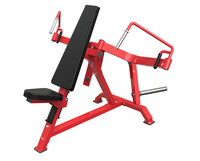 YG FITNESS YG-4057 en acier de qualité commerciale incliné poitrine presse Machine plaque chargée Pec Fly équipement de gymnastique