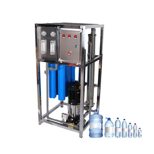 Impianto di trattamento delle acque 250LPH RO filtro de agua osmosi inversa macchine per il trattamento delle acque