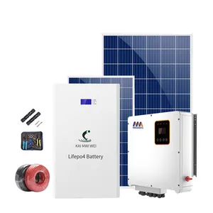 Système d'énergie solaire Megarevo système d'énergie solaire hybride domestique 8kw 10kw avec batterie au lithium pour usage domestique