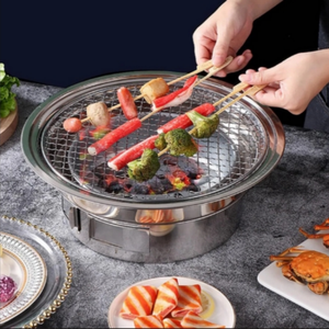Round BBQ Grill Net Screen <b>Wire</b> <b>Mesh</b> for Steaming Cooling Baking - Product Image 4