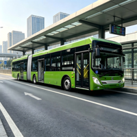 Bus électrique articulé TENGLONG BRT à plancher bas de 18 m pour un accès rapide – Fabricant