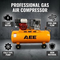 Industrial Portable Compresor De Aire 50 100 Litros Gasoline Engine ITALY TYPE 2065 Pump diesel air Compressor Machine