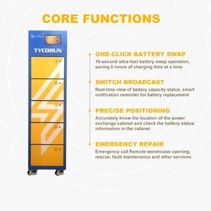 Tycorun Swappable EV Lithium-Ion Batteries Rechargeable Foldable <strong>E</strong>-<strong>Bike</strong> Battery Swapping <strong>Charging</strong> <strong>Station</strong> - Product Image 3
