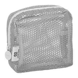 Mesh <b>Vacuum</b> Compressed Makeup <b>Bag</b> Zipper | Transparent Bathroom Travel Cosmetic Pouch Lightweight Quick-Dry Toiletry - Product Image 1
