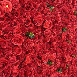 Muro de Flores Artificiales Atemporal de 8 pies x 8 pies, Decoración de Fondo para Cabina de Fotos en Ceremonias de Boda - Product Image 3