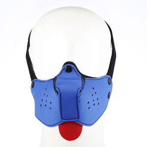 Demi-masques d'animaux Tête de chien mignonne Accessoire <span class=keywords><strong>BDSM</strong></span> <span class=keywords><strong>Erotica</strong></span>, Jeux de sexe pour couples adultes Cosplay Halloween Fetish <span class=keywords><strong>BDSM</strong></span> hood - Product Image 2