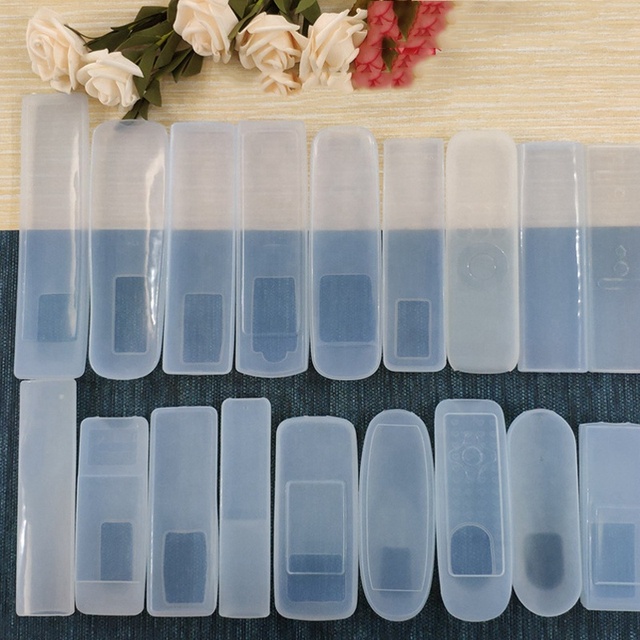 Transparent Silicone Case Universal Air Conditioner Remote Control Cover Universal Led LCD TV Remote Control Shell