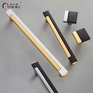 Oukali Modern Furniture Zink Schubladen griff für Schlafzimmer Badezimmer oder Wohnzimmer Kommode Gold Griffe & Kleider schrank Küchen schrank - Product Image 3