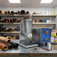 Sellador de Bordes Profesional Multiusos con Adhesivo Termofusible, Máquina Automática Neumática de Aplicación de Pegamento para Plástico y Papel