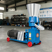 Machine de fabrication de granulés d'aliments pour animaux de ferme, machine à granulés d'aliments pour bétail, palettiseur d'aliments pour animaux