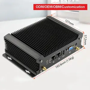 Cheap Price Mini Computer Pc Core I7 10610U 16G RAM Host WIN10 /Win11 Office And Home Mini PC 2LAN 2COM Industrial Computer