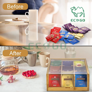 กล่องใส่ถุงชาไม้ไผ่แบบกำหนดเองได้หรูหรากล่องใส่ชาไม้สำหรับใส่ชา - Product Image 2