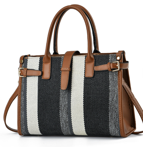 Sac fourre-tout rétro décontracté pour femme, sac fourre-tout en toile de haute qualité avec fermeture éclair, sac à bandoulière tendance pour femme, sac fourre-tout - Product Image 2