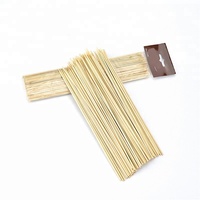 Vente en gros d'usine de brochettes de bambou en bois jetables pour le camping en plein air