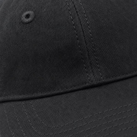 Casquette de baseball personnalisée en coton/polyester à chevrons de couleur unie avec impression en relief, casquette ajustable pour homme et femme