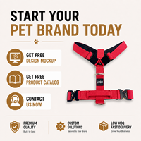Harnais tactique pour chien de haute qualité, ensemble avec boucle en nylon, tailles XS, S, M, L pour chiens de petite à grande taille, service OEM
