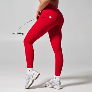 Maßgefertigte Gym-Athletic-Tights Fitness-Yoga-<span class=keywords><strong>Leggings</strong></span> mit Bauchkontrolle für Frauen mit Eigenem Logo - Product Image 1