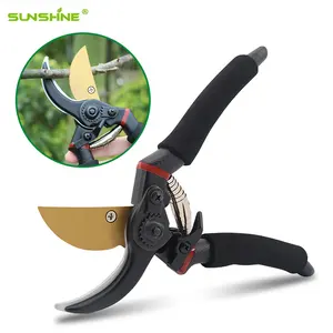 SUNSHINE Scissors factory cross-border 2024 popular household pruning scissors fruit tree seedlings pruning scissors gardening