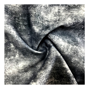 Tùy Chỉnh Phong Cách Retro Ngụy Trang Vải T400 100% Polyester Thời Trang Bông Giống Như Dệt Mô Hình Màu Phai In Ấn Hàng May Mặc - Product Image 1