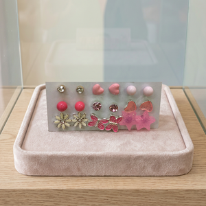 Fabulosos conjuntos de joyería de moda de plástico que nunca se desvanecen Colección de pendientes elegantes para disfraces - Product Image 2