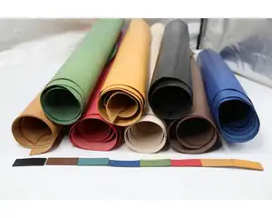 China Supplier Environmental Friendly Cowhide Leather Fabric Material Vegetable Tanned Genuine Leather For Furniture