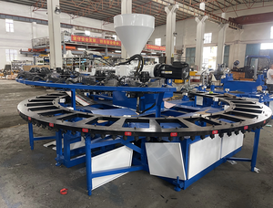 Máquina de moldeo por inyección híbrida eléctrica monocromática con servomotor para la fabricación de calzado, sandalias y zapatillas, con PLC horizontal y control remoto. - Product Image 3