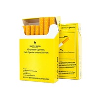L'emballage des étuis à cigarettes vides est lisse, enduit et imprimé, et le logo personnalisé de l'emballage en carton pliable est fabriqué.