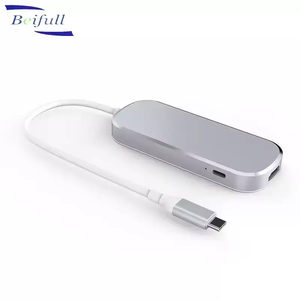 Xách tay <span class=keywords><strong>3</strong></span> trong <span class=keywords><strong>1</strong></span> <span class=keywords><strong>USB</strong></span> C Loại kết nối <span class=keywords><strong>3</strong></span>.0 HUB với PD 4K đầu đọc thẻ Adapter - Product Image 2