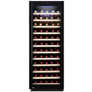 Enfriador de vino refrigerado vertical para Bar, compresor con Control de temperatura, superventas