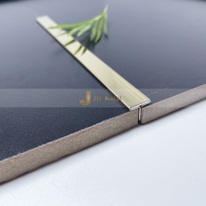 Perfil Decorativo en T de Acero Inoxidable EX461 para Diseño de Paredes y Pisos Interiores - Product Image 5