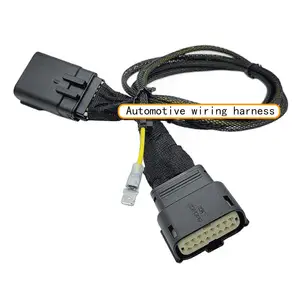 Molex MX male Female terminal Connector 16 Pin Black housing plug Automotive Accessory Wire harness