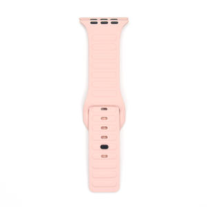 Correa de Reloj de Silicona de Color Sólido con Hebilla Cuadrada Ondulada, Compatible con Apple Watch Series 1-9 - Product Image 5