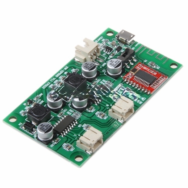 HF69B 6W+6W Dual Channel Stereo Blue-tooth Speaker Amplifier Board Power Lithium Battery With Power Charging