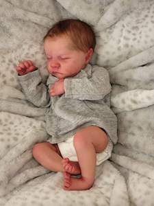 Muñecas Reborn <span class=keywords><strong>de</strong></span> 43 cm (17 Pulgadas) a Precio <span class=keywords><strong>de</strong></span> Fábrica, Muñecas Reborn Realistas <span class=keywords><strong>de</strong></span> <span class=keywords><strong>Silicona</strong></span> Vinílica Suave para la Venta - Product Image 2