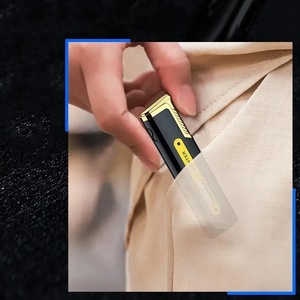 Jiaxin <span class=keywords><strong>Mini</strong></span>-Formaat 1 Vlam Butaan Gasbrander Aansteker Op Maat Metalen Straalvlam Sigarenaansteker Op Maat Logo - Product Image 4