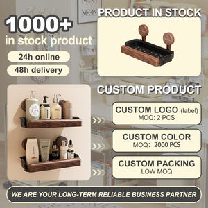 UFORU Rangement <span class=keywords><strong>Mural</strong></span> Ventosa Organizador de pared Estante de inodoro Organizador Estante de plástico Organizador de almacenamiento de baño - Product Image 2