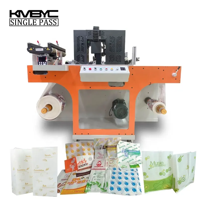 Ohne Platten herstellung Digitaler Roll-to-Roll-Drucker Automatische Vollfarb-Tinten strahl druckmaschine