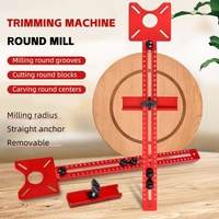Gabarit de fraisage circulaire de 400 mm pour le travail du bois, guide de découpe circulaire pour routeur, localisateur de perçage pour menuiserie