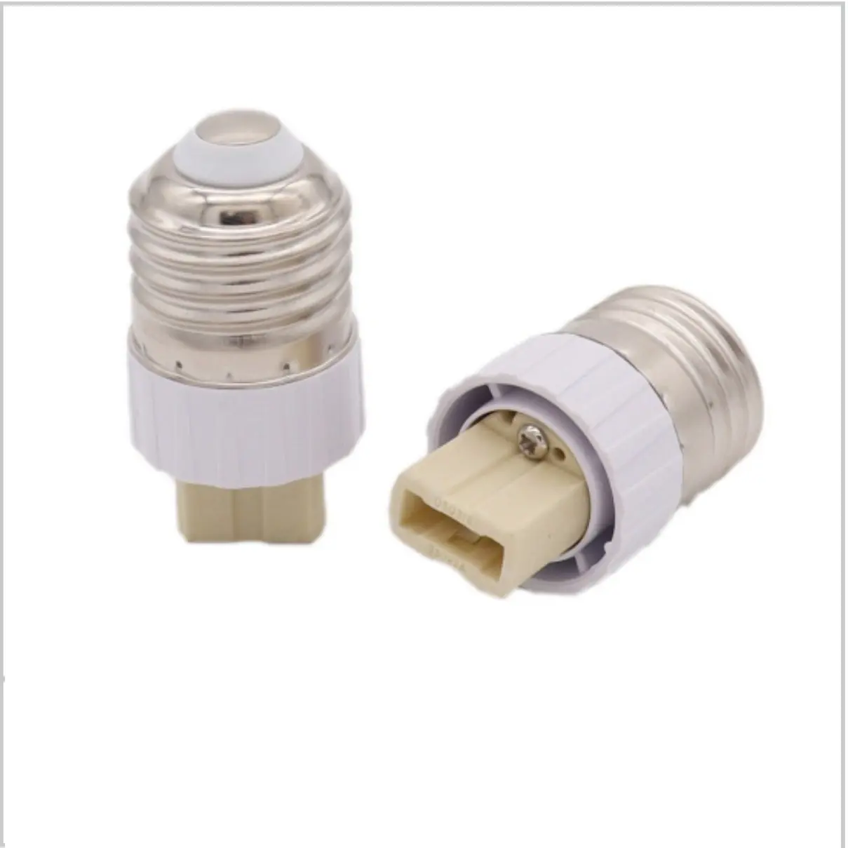 HoneyFly E27 To G9 Lamp Socket Ceramic PC Holder 250V 2A Converter Connector Halogen Bulb Base Adapter Lighting Accessories