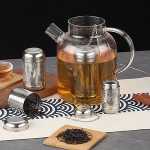 New Design 304 Stainless Steel Tea Infuser Dragon Design <b>Strainer</b> Teapot Fine <b>Mesh</b> Coffee Filter - Product Image 2